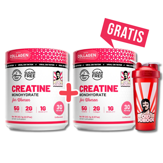 Creatina Femenina – Con Reto 30 Días para Glúteos Firmes